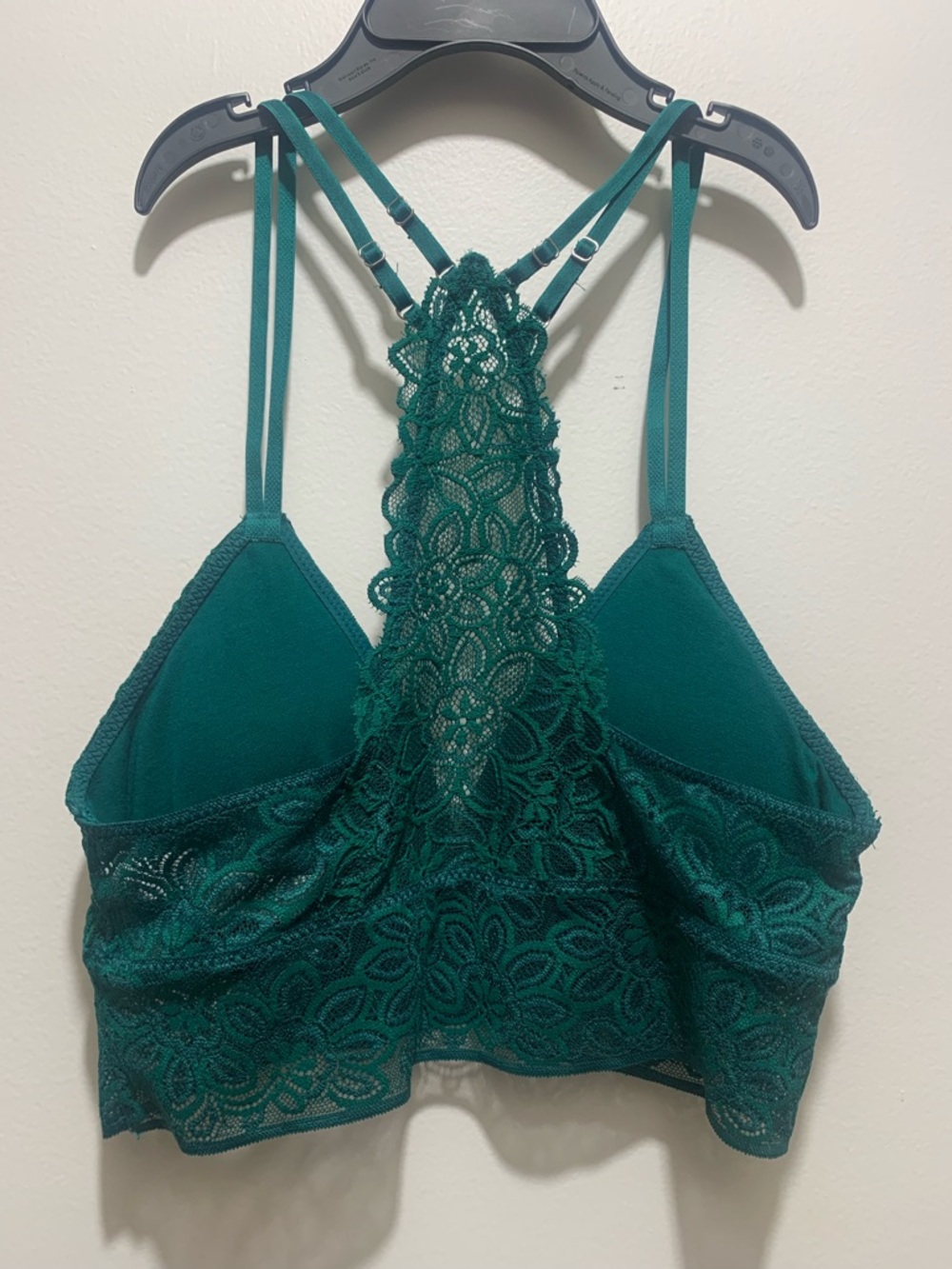 aerie hunter green Lace Racerback Bralette - Picture 7 of 7